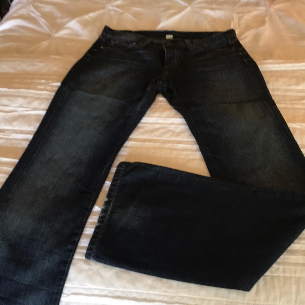Banana Republic dark wash boot cut jeans